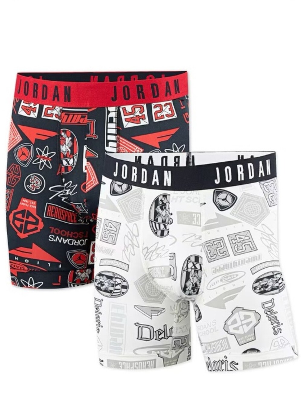 Jordan Flight Micro Graphic Logos Printed Boxer Briefs Size Large New
